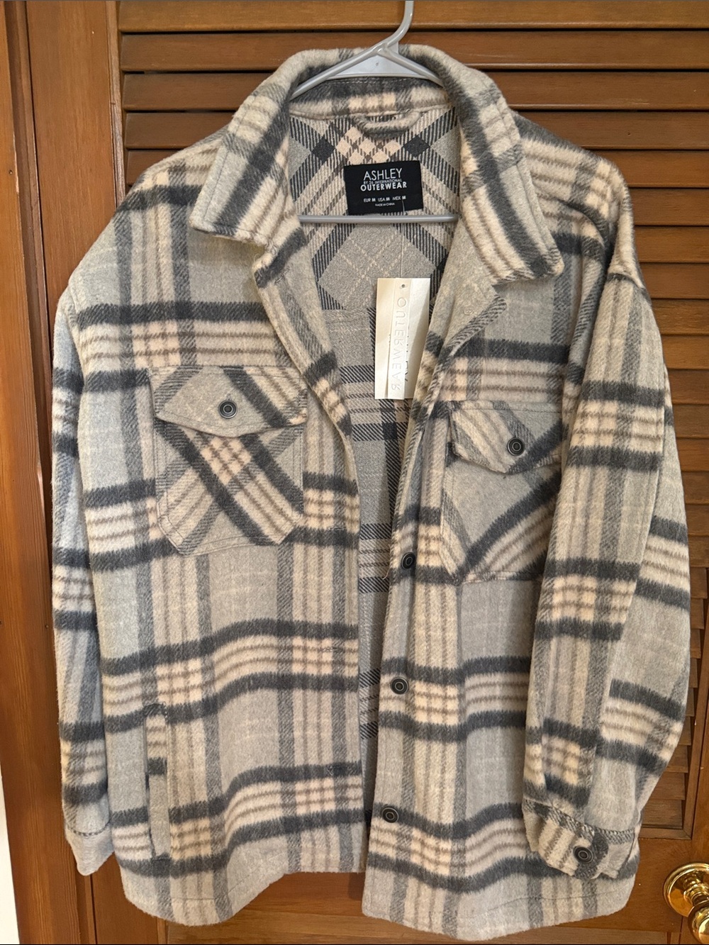 Ashley By 26 International Plaid Shacket